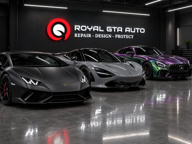 Lamborghini, McLaren and Mercedes-AMG in matte, satin and colour shift vinyl wraps